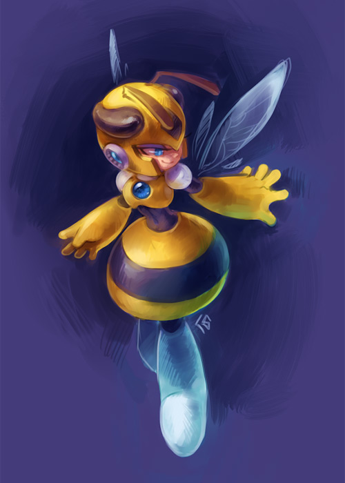 honey woman (mega man and 1 more) drawn by sora-mito