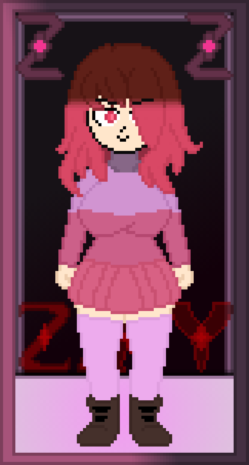 bete noire (undertale and 1 more) drawn by zixy