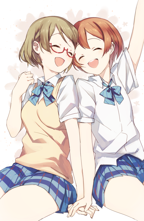hoshizora rin and koizumi hanayo (love live! and 1 more) drawn by weee_(raemz)