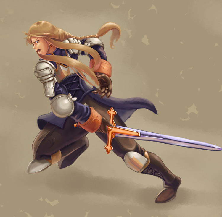 agrias oaks (final fantasy and 1 more) drawn by momigara_(mmgrkmnk)