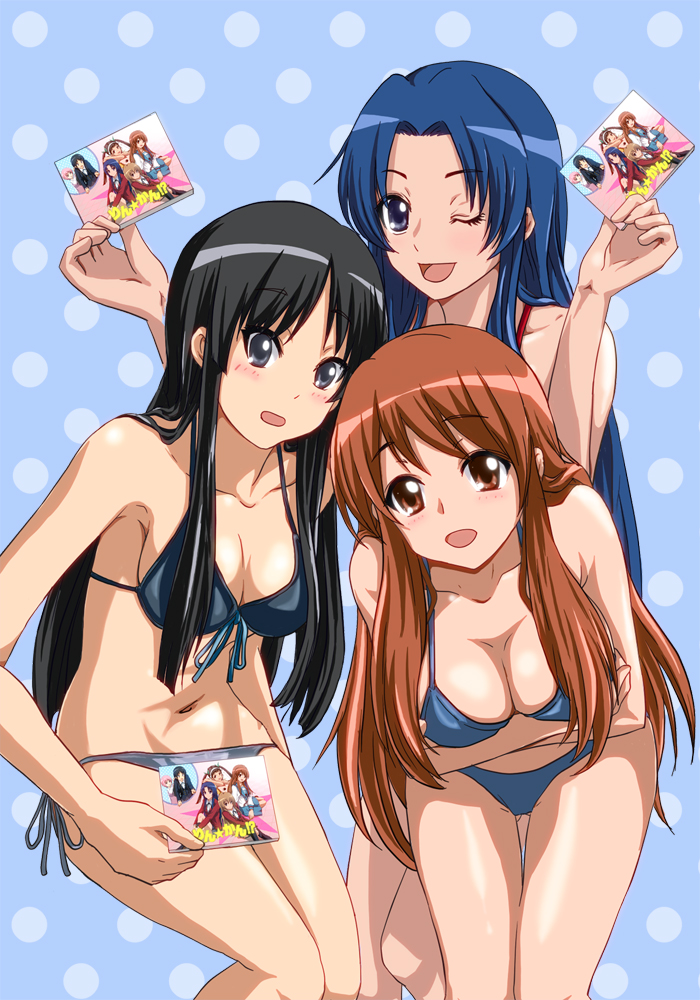 akiyama mio, asahina mikuru, aisaka taiga, hachikuji mayoi, kawashima ami, and 1 more (k-on! and 6 more) drawn by no10