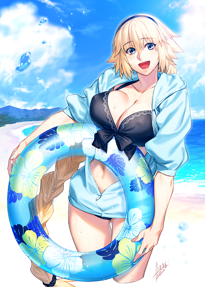 jeanne d'arc (fate and 1 more) drawn by azusa_(hws)