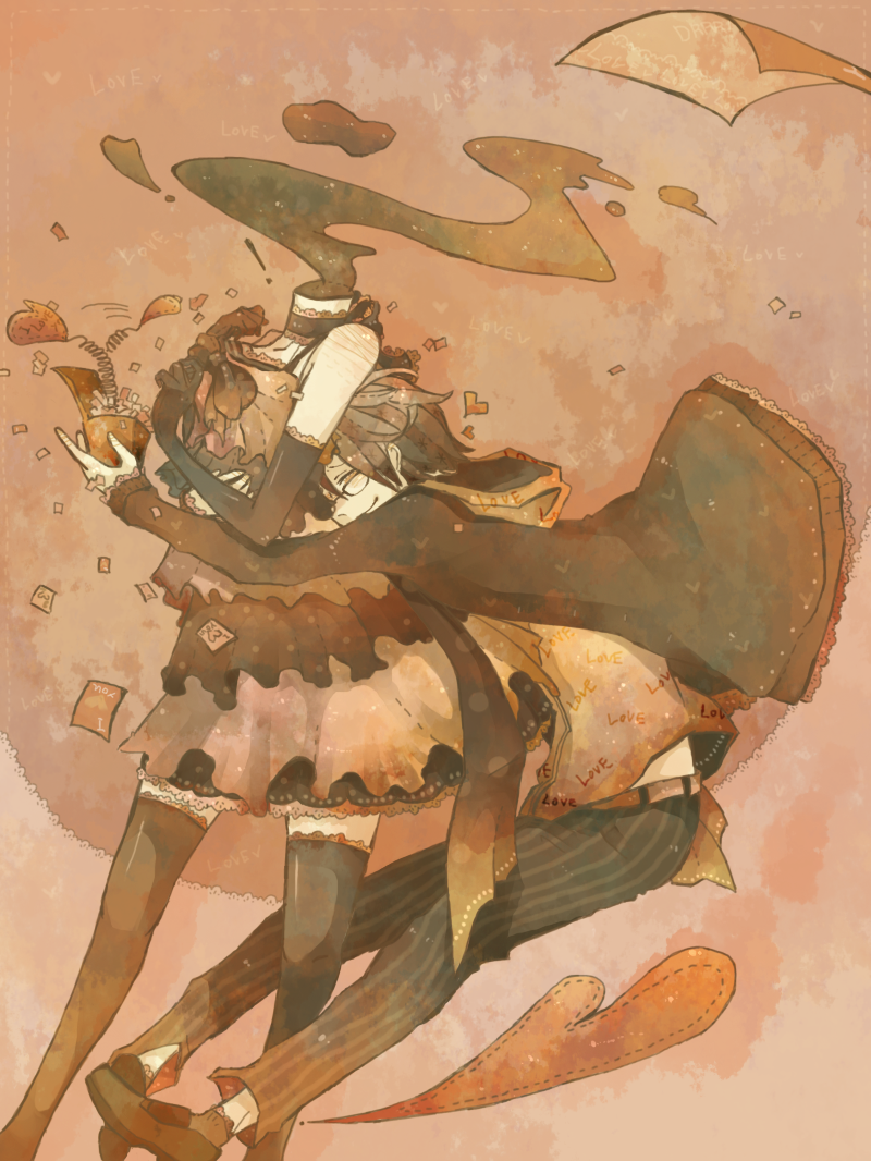 celty sturluson and kishitani shinra (durarara!!) drawn by mizutame_tori