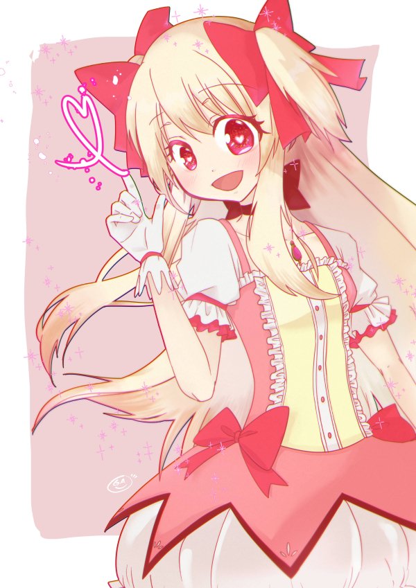 kaname madoka and chaos marie (mahou shoujo madoka magica and 1 more)