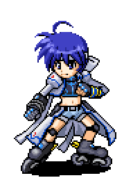 subaru nakajima, revolver knuckle, and mach caliber (lyrical nanoha and 1 more) drawn by g-tetsu