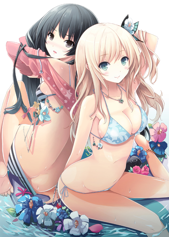 kashiwazaki sena and mikazuki yozora (boku wa tomodachi ga sukunai) drawn by mikoto_akemi