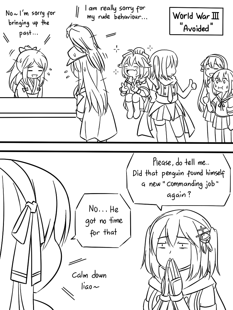 shigure, fubuki, shigure kai ni, houshou, female admiral, and 5 more (kantai collection and 1 more) drawn by guin_guin