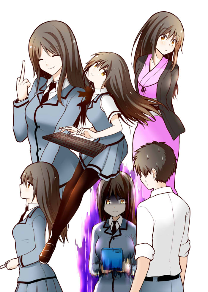 sugino tomohito and kanzaki yukiko (ansatsu kyoushitsu) drawn by span_(s88431ss)