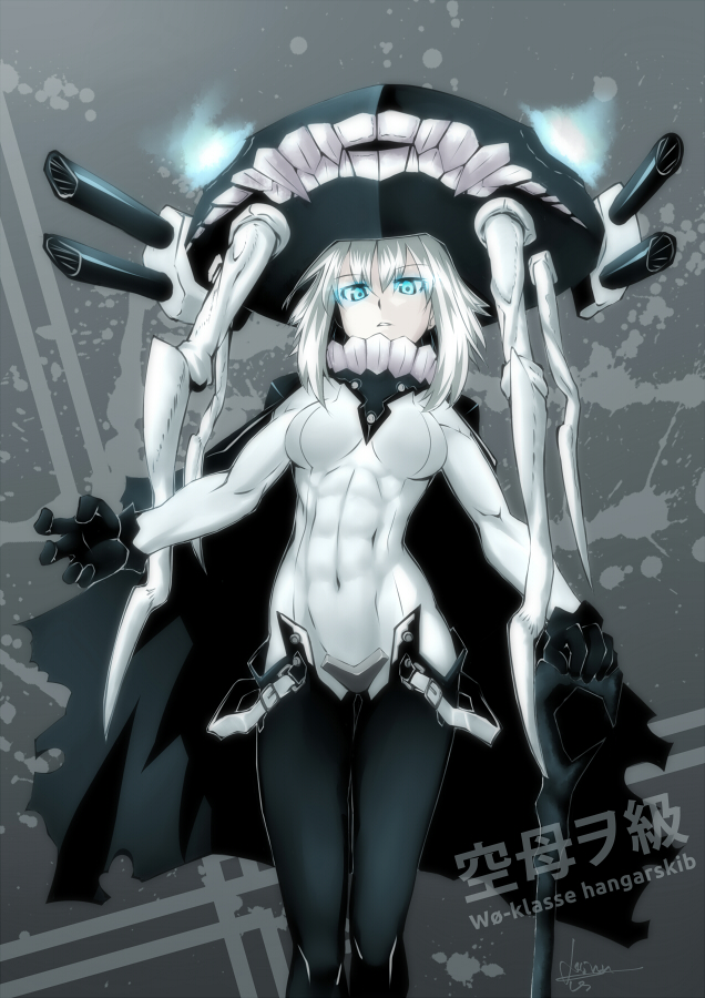 wo-class aircraft carrier (kantai collection) drawn by ebr-kii