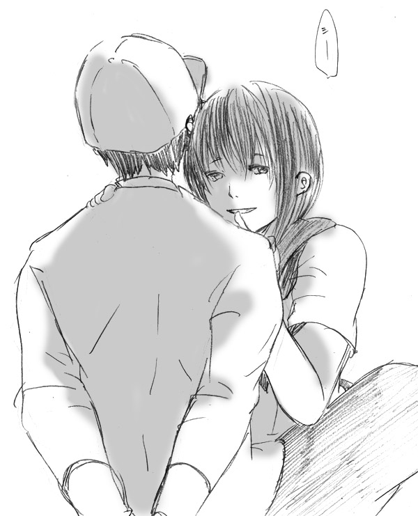 karasawa toshiyuki and habara (danshi koukousei no nichijou) drawn by sakko