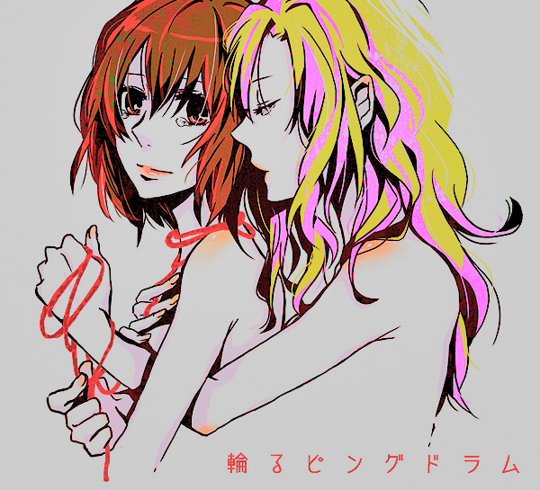 oginome ringo and tokikago yuri (mawaru penguindrum) drawn by fujimoto_you