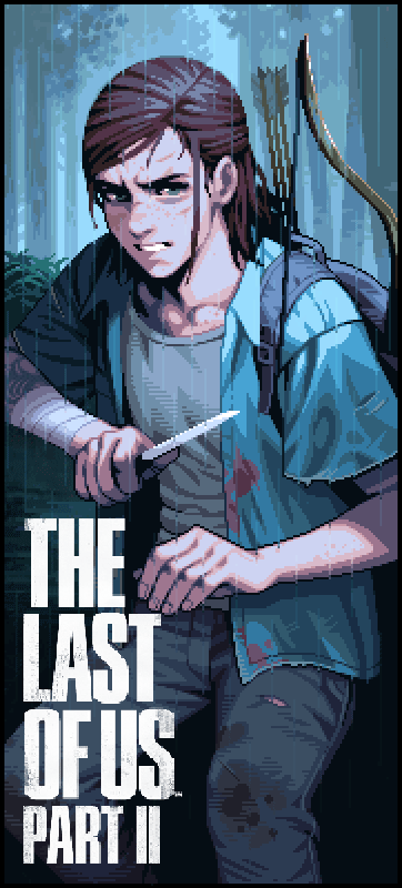 ellie (the last of us and 1 more) drawn by shroedinger