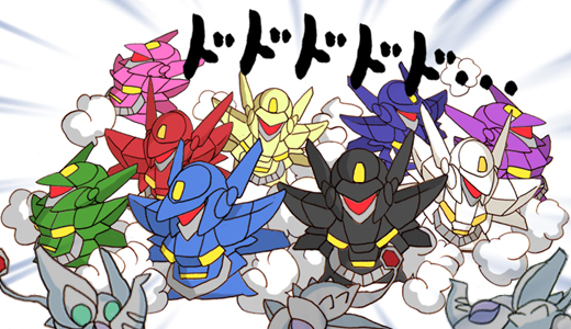 gespenst (super robot wars and 1 more) drawn by hisahiko