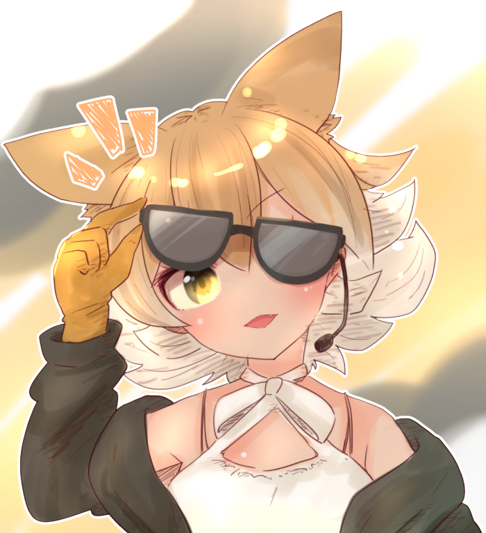 coyote (kemono friends and 1 more) drawn by coroha