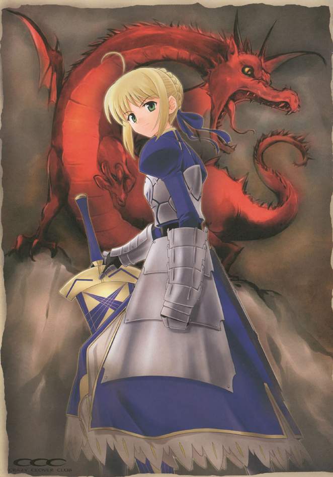 artoria pendragon and saber (fate and 1 more) drawn by shirotsumekusa