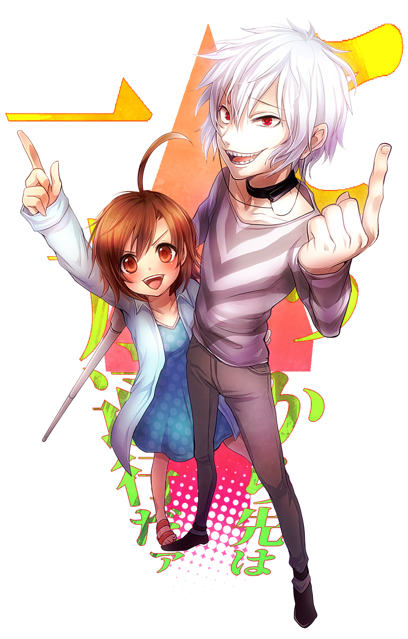 accelerator and last order (toaru majutsu no index and 1 more) drawn by tsukuru_(seki_sabato)