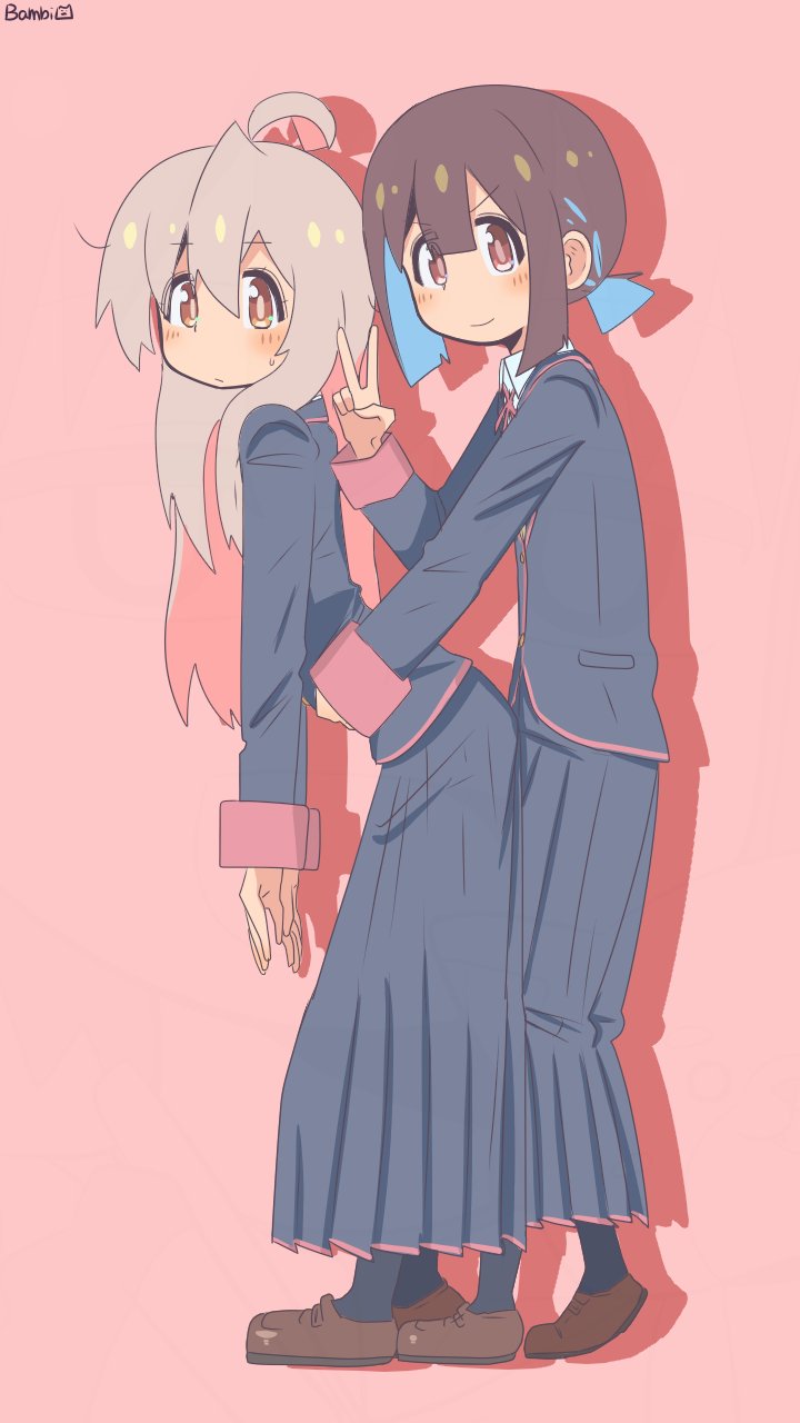 oyama mahiro and hozuki momiji (onii-chan wa oshimai!) drawn by bambi2000line