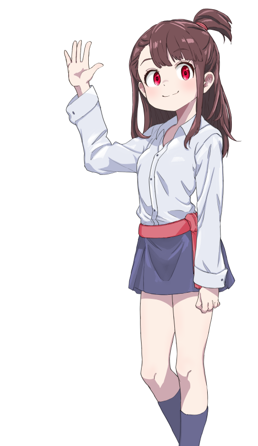 kagari atsuko (little witch academia) drawn by hues_sunk
