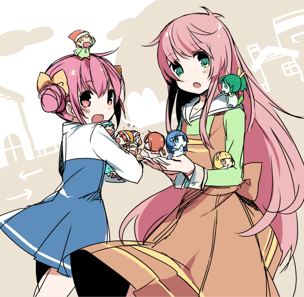 midorikawa nao, kise yayoi, aoki reika, hino akane, hoshizora miyuki, and 2 more (precure and 2 more) drawn by mizuki_(koko_lost)
