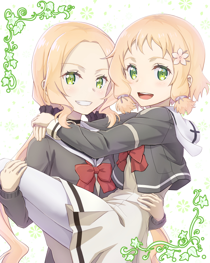 inubouzaki fuu and inubouzaki itsuki (yuusha de aru and 1 more) drawn by okutagon