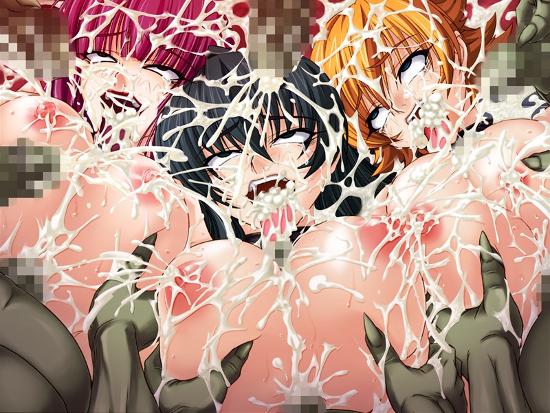igawa asagi, igawa sakura, and oboro (taimanin and 1 more) drawn by kagami_hirotaka