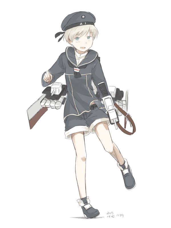 z1 leberecht maass (kantai collection) drawn by kawashina_(momen_silicon)