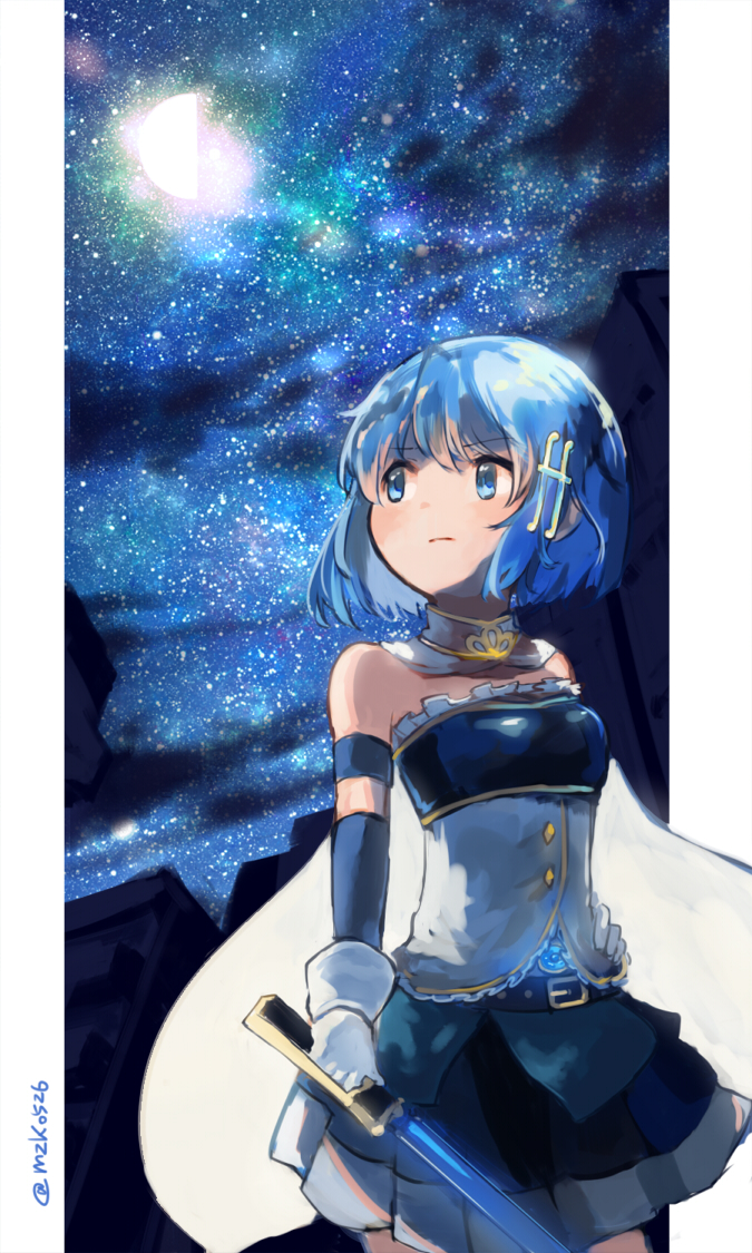 miki sayaka (mahou shoujo madoka magica) drawn by mzk0526