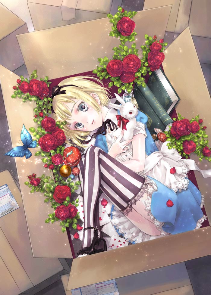 alice (alice's adventures in wonderland) drawn by minakami_kaori