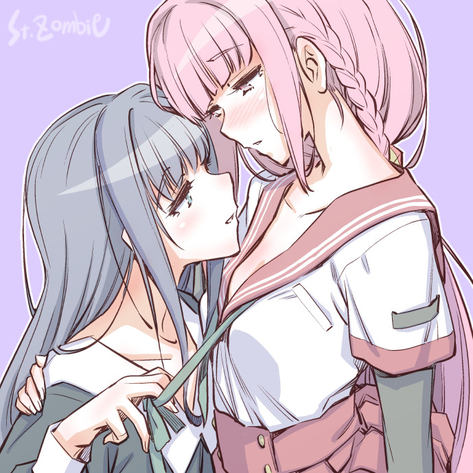 tamaki iroha and nanami yachiyo (mahou shoujo madoka magica and 1 more) drawn by studiozombie