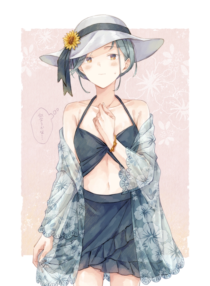 tamanami (kantai collection) drawn by miroku_san-ju