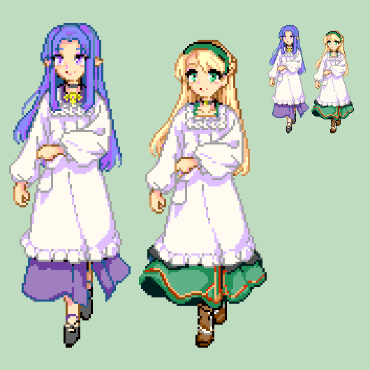 medea and gerda (fate and 2 more) drawn by keykey117117