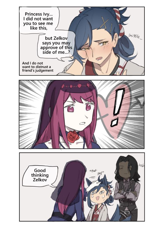 ivy, kagetsu, and zelkov (fire emblem and 1 more) drawn by tencryingemojis
