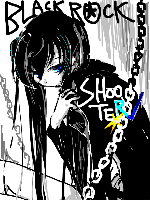 black rock shooter (black rock shooter) drawn by monaka
