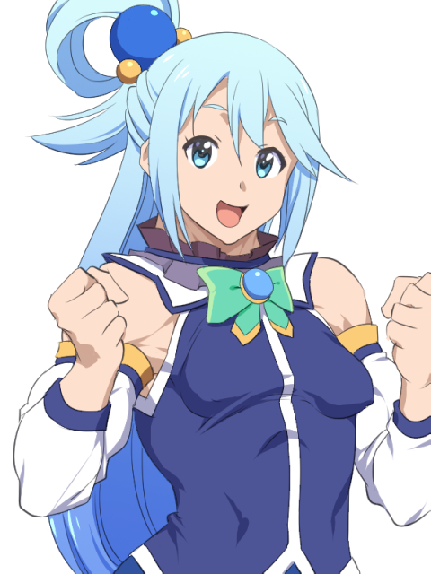 aqua (kono subarashii sekai ni shukufuku wo!) drawn by funnyari