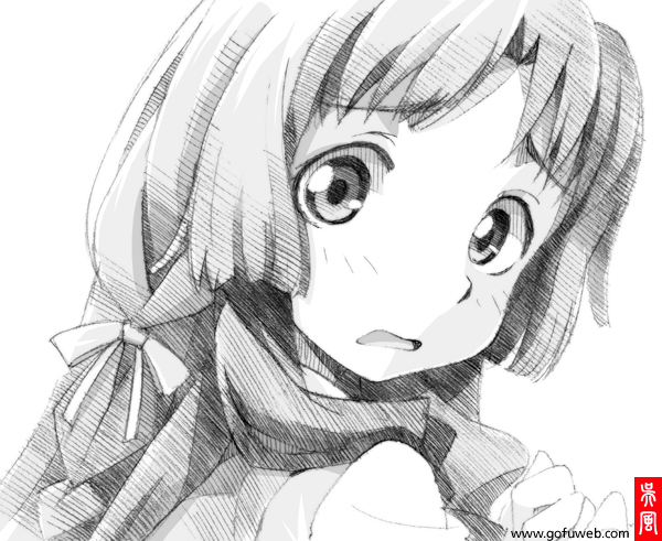 kitahara mio (ano natsu de matteru) drawn by gofu