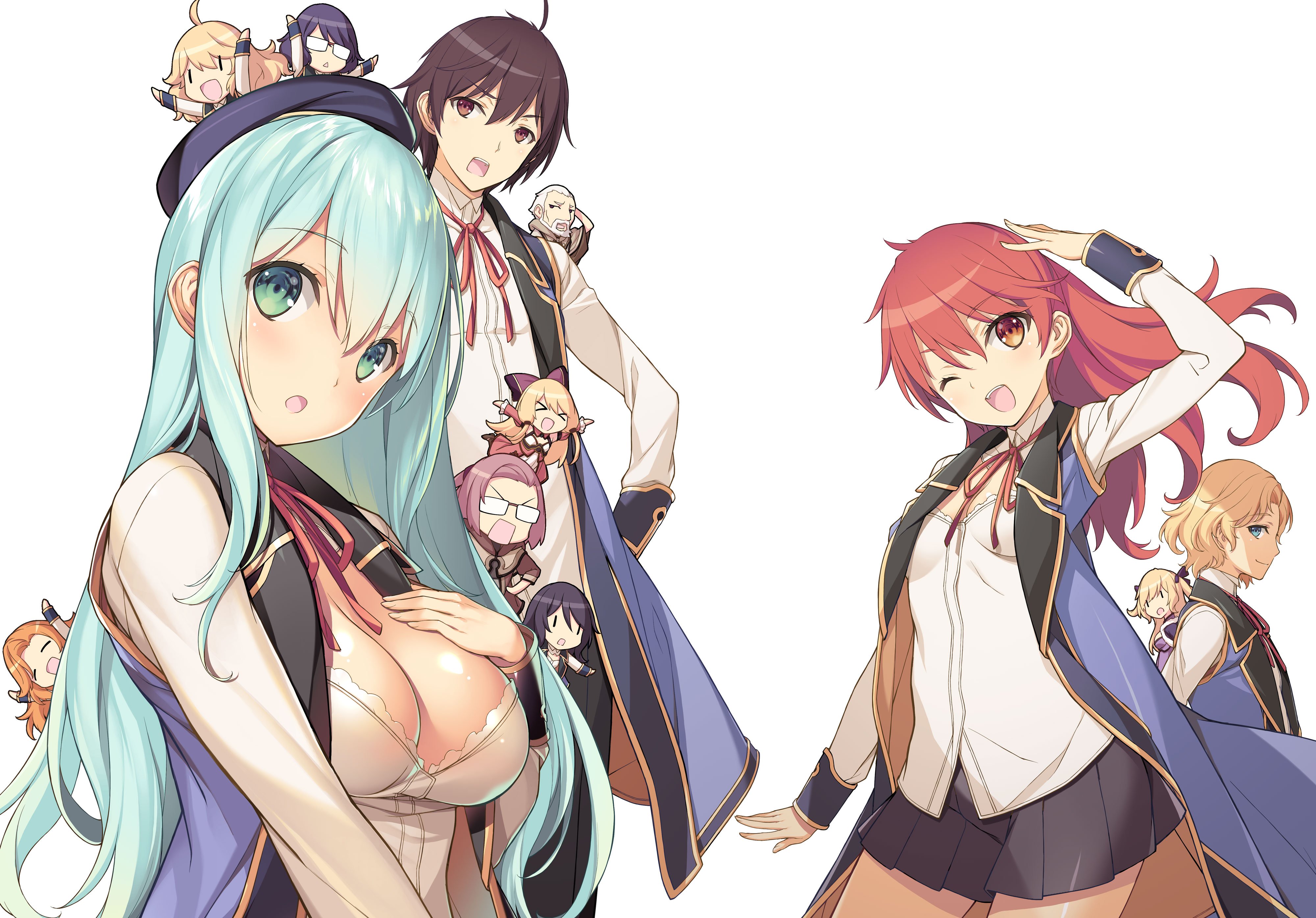 Sizilien Von Klode Maria Von Messina May Von Earlshide Lynn Hughes Alice Corner And 7 More Kenja No Mago Drawn By Kikuchi Seiji Danbooru
