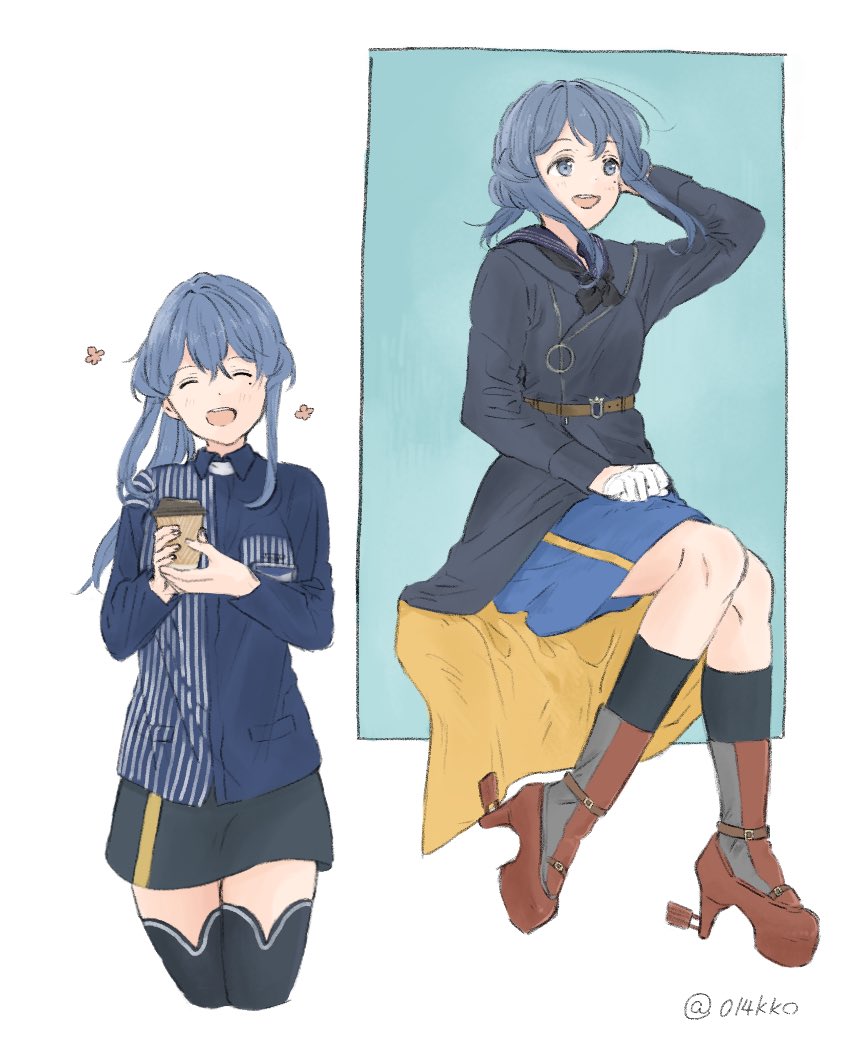gotland (kantai collection and 1 more) drawn by kokko_(014kko)