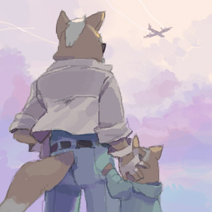 fox mccloud and james mccloud (star fox) drawn by motohashi_mari