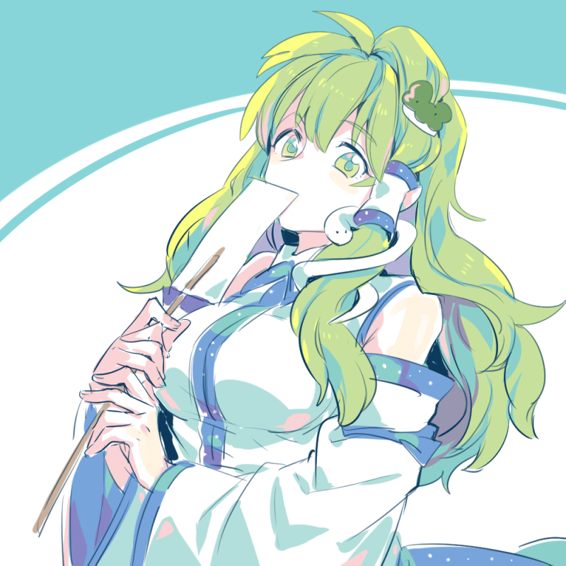 kochiya sanae (touhou) drawn by here_(hr_rz_ggg)