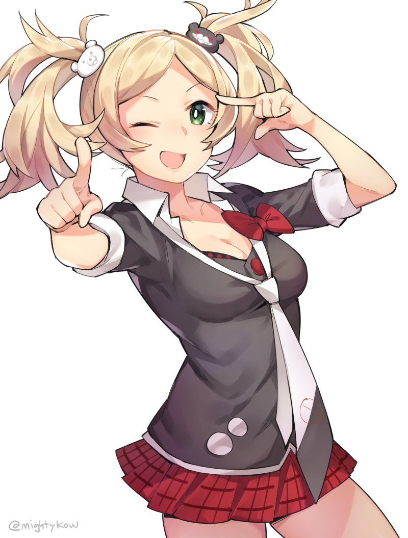 enoshima junko and lissa (fire emblem and 3 more) drawn by ge-b