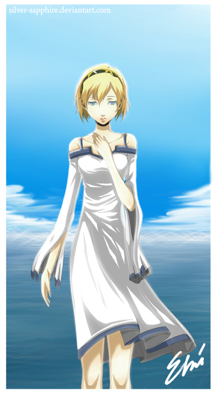 aigis (persona and 1 more) drawn by silver-sapphire