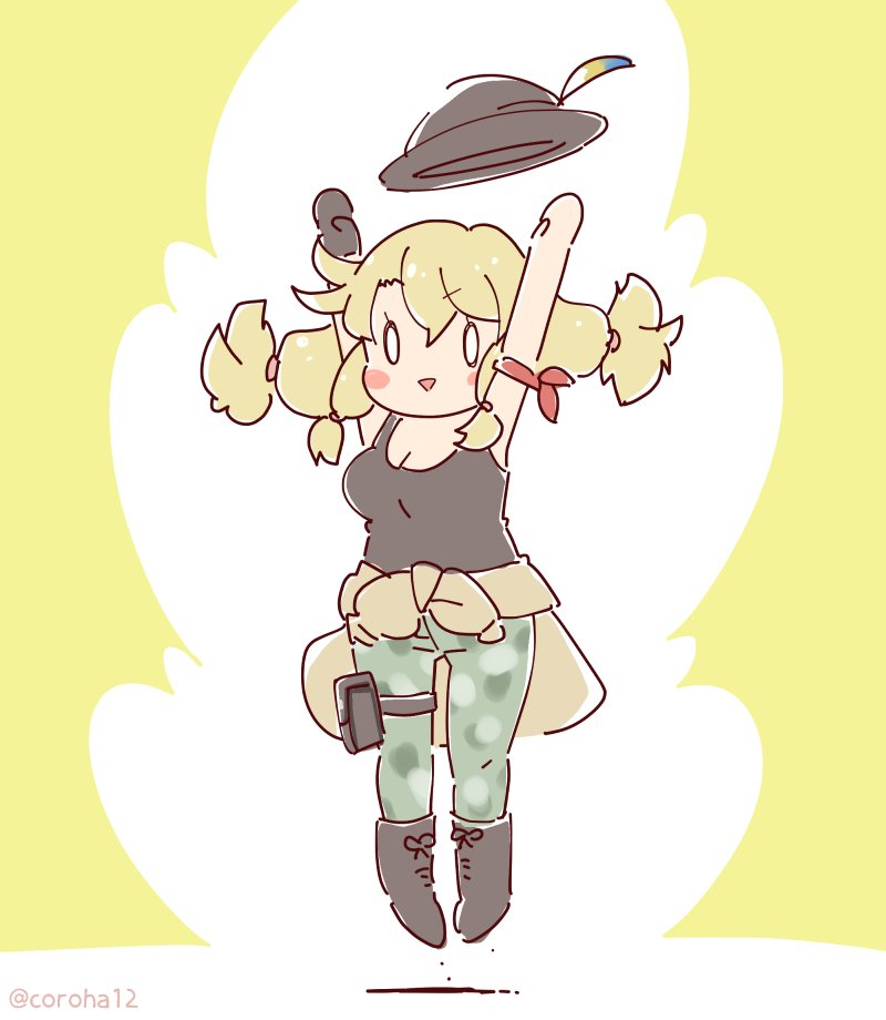 calenda (kemono friends and 1 more) drawn by coroha