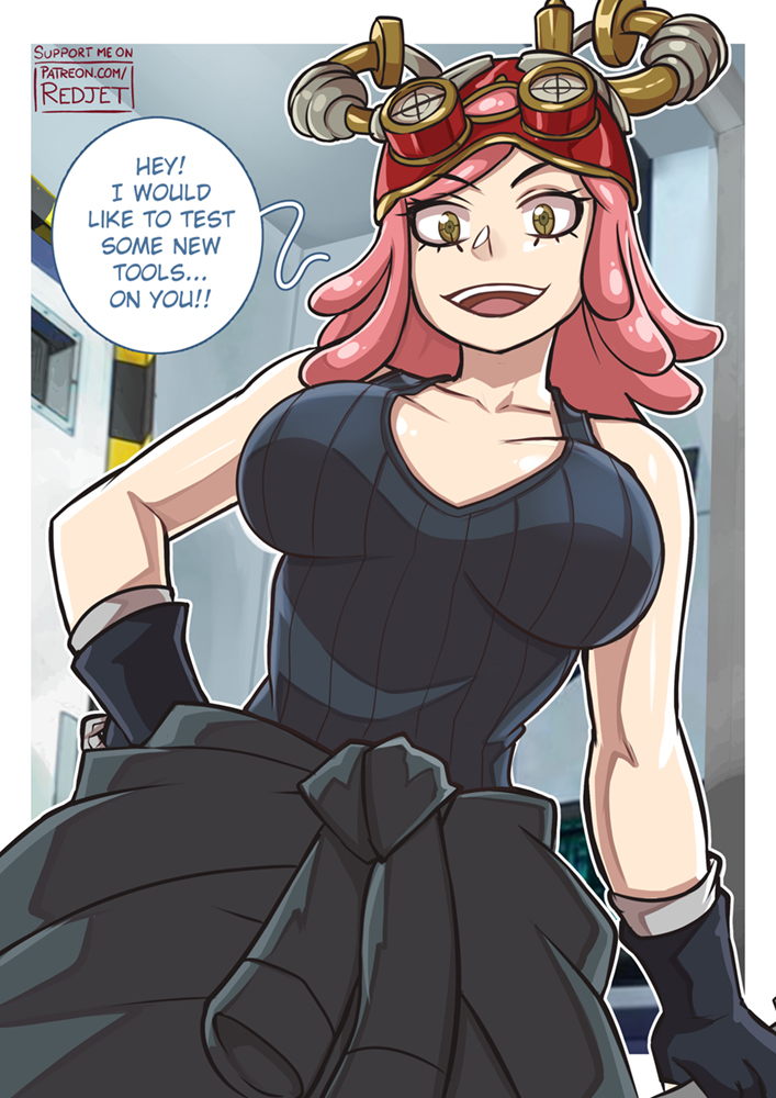 hatsume mei (boku no hero academia) drawn by redjet
