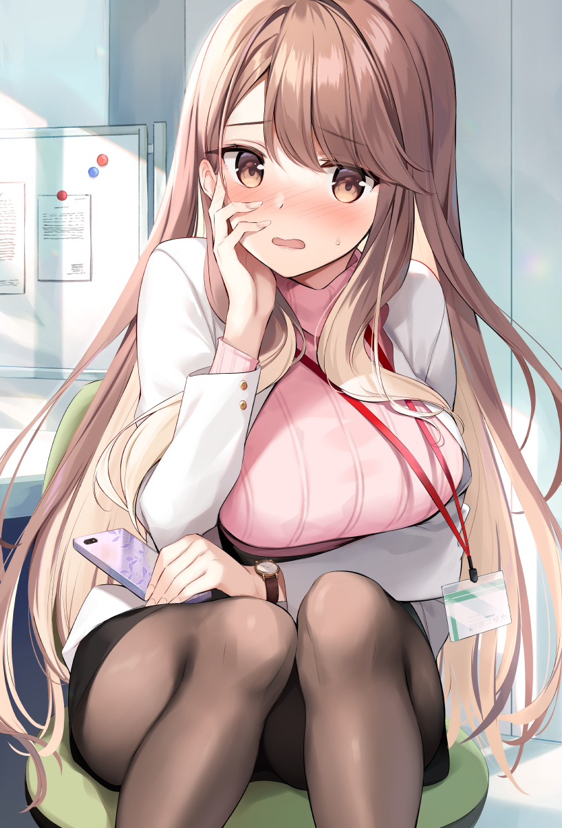 mamiya yurika (ponkotsu kawaii mamiya-san) drawn by oryo_(oryo04)