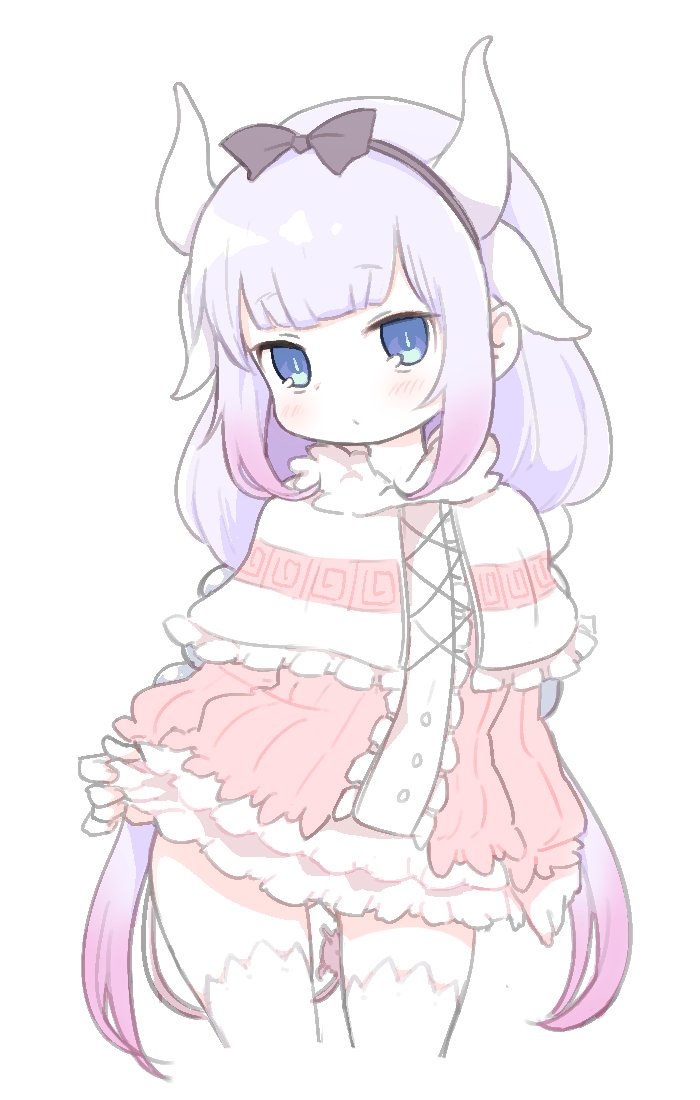 kanna kamui (kobayashi-san chi no maidragon) drawn by babalilo
