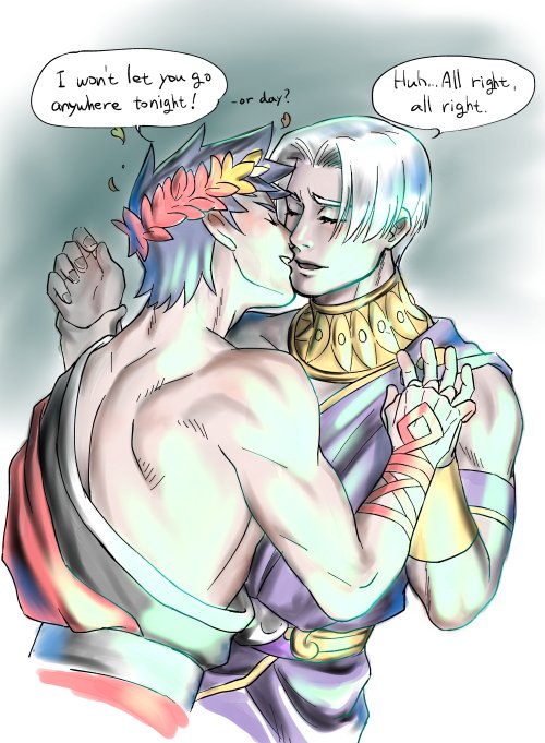 zagreus and thanatos (hades and 1 more) drawn by astraea_f