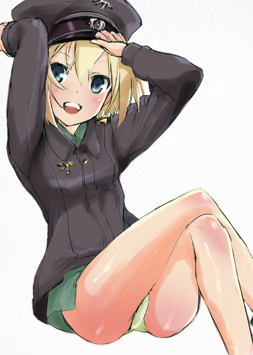 erica hartmann (world witches series and 1 more) drawn by mizuki_makoto