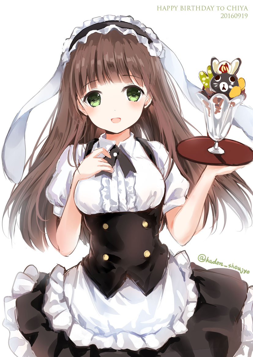 ujimatsu chiya and anko (gochuumon wa usagi desu ka?) drawn by mafuyu_(kanden_shoujyo)