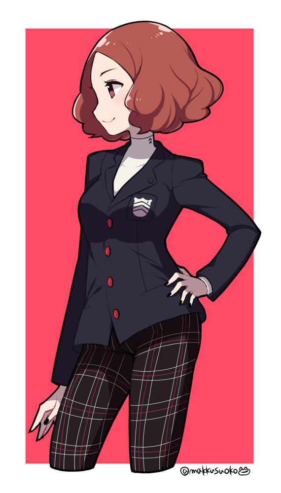 okumura haru (persona and 1 more) drawn by do_m_kaeru