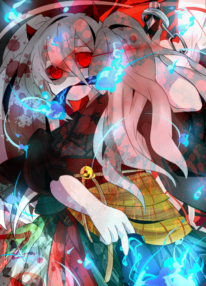 ghost ogre & snow rabbit (yu-gi-oh!) drawn by monako_(motapotan)